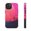 Vibrant Landscape Tough Phone Case - Sunset Design for Adventurers
