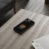 Retro Skeleton Clear Phone Case | Vibrant Design for Trendsetters