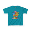 Kids Tee: Fine Power Motivational Words & Cartoons