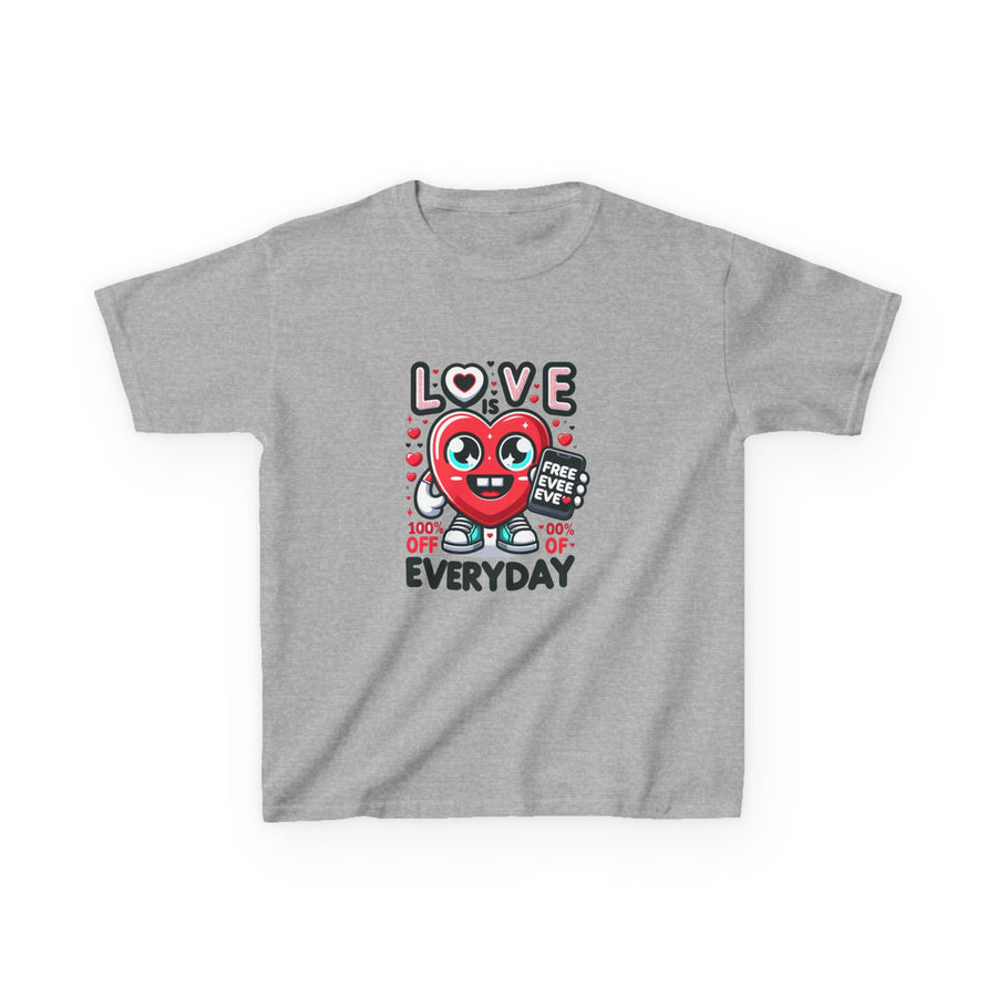 Kids Love Is Everyday Tee - Fun and Playful Graphic T-Shirt