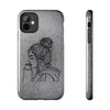 Stylish Tough Phone Cases with Artful Line Drawing - Perfect Gift for Teens and Young Adults