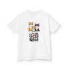 I Love Cats Kids Heavy Cotton Tee - Cute Cat T-Shirt for Animal Lovers
