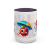 Whimsical Coffee Mug - Cute Fruit and Insect Designs, Perfect Gift for Kids, Home Decor, Birthday, or Any Occasion