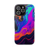 Vibrant Abstract Tough Phone Cases - Shockproof Protection with Colorful Design