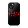 Bold Red Flames Tough Phone Case - Durable Protection for Adventurers