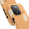 Abstract Polka Dot Tough Phone Case - Durable Protective Cover for Stylish Communication