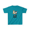 I Love Cats Kids Heavy Cotton Tee - Cute Cat T-Shirt for Animal Lovers