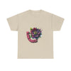 Bloom Bravely Unisex Heavy Cotton Tee - Positive Vibes Floral Shirt