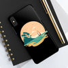 Tough Phone Case - Serene Sailing Sunset Design