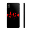 Bold Red Flames Tough Phone Case - Durable Protection for Adventurers