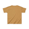 Humorous Kids Cotton Tee with Cute Cat on Toilet Design
