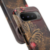 Elegant Holiday Phone Case with Gold Accents