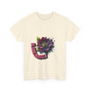 Bloom Bravely Unisex Heavy Cotton Tee - Positive Vibes Floral Shirt