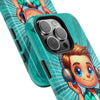 Fun Illustration Tough Phone Cases for Music Lovers