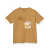 Kids T-Shirt - Funny Cat Sleeping with Burger Dreaming - Perfect Gift for Kids