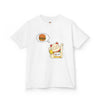 Kids T-Shirt - Funny Cat Sleeping with Burger Dreaming - Perfect Gift for Kids