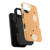 Abstract Polka Dot Tough Phone Case - Durable Protective Cover for Stylish Communication