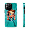 Fun Illustration Tough Phone Cases for Music Lovers