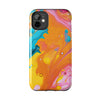 Vibrant Abstract Tough Phone Case | Colorful Protective Cover for Trendsetters