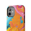 Vibrant Abstract Tough Phone Case | Colorful Protective Cover for Trendsetters