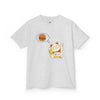 Kids T-Shirt - Funny Cat Sleeping with Burger Dreaming - Perfect Gift for Kids