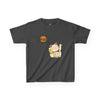 Kids T-Shirt - Funny Cat Sleeping with Burger Dreaming - Perfect Gift for Kids