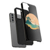 Tough Phone Case - Serene Sailing Sunset Design