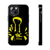 Tough Phone Cases - Durable Protection with Edgy Yellow Design