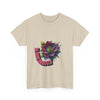 Bloom Bravely Unisex Heavy Cotton Tee - Positive Vibes Floral Shirt