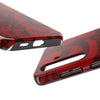 Bold Red Abstract Tough Phone Case - Durable & Unique Protection