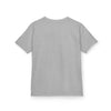 Humorous Kids Cotton Tee with Cute Cat on Toilet Design