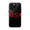 Bold Red Flames Tough Phone Case - Durable Protection for Adventurers