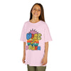 Kids Tee: Fine Power Motivational Words & Cartoons