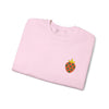 Strawberry Embroidered Unisex Crewneck Sweatshirt, Casual Wear, Gift for Her, Spring Fashion, Cozy Apparel, Everyday Comfort