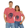 Bloom Bravely Unisex Heavy Cotton Tee - Positive Vibes Floral Shirt