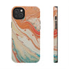 Artistic Tough Phone Cases – Colorful Abstract Marble Design