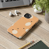 Abstract Polka Dot Tough Phone Case - Durable Protective Cover for Stylish Communication