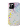 Colorful Marble Tough Phone Case - Durable and Stylish Protection