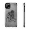 Stylish Tough Phone Cases with Artful Line Drawing - Perfect Gift for Teens and Young Adults