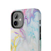 Colorful Marble Tough Phone Case - Durable and Stylish Protection