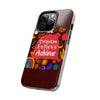 Inspirational Tough Phone Case - Dream Believe Achieve Design