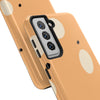 Abstract Polka Dot Tough Phone Case - Durable Protective Cover for Stylish Communication