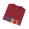 USA Flag Teens T-Shirt, Comfort Summer Wear, Trendy Fashion Tee, Softstyle Tee, Unisex Tee