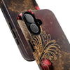 Elegant Holiday Phone Case with Gold Accents