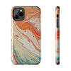 Artistic Tough Phone Cases – Colorful Abstract Marble Design