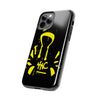 Tough Phone Cases - Durable Protection with Edgy Yellow Design