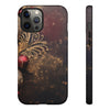 Elegant Holiday Phone Case with Gold Accents